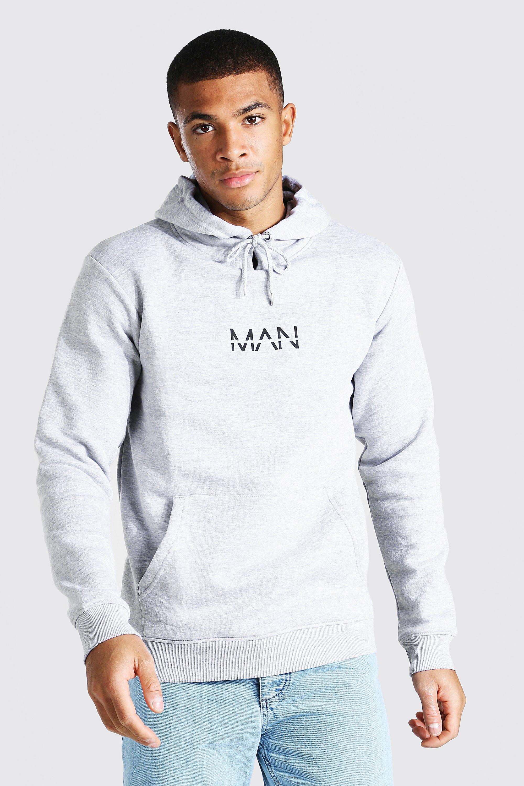 Boohooman best sale hoodie grey